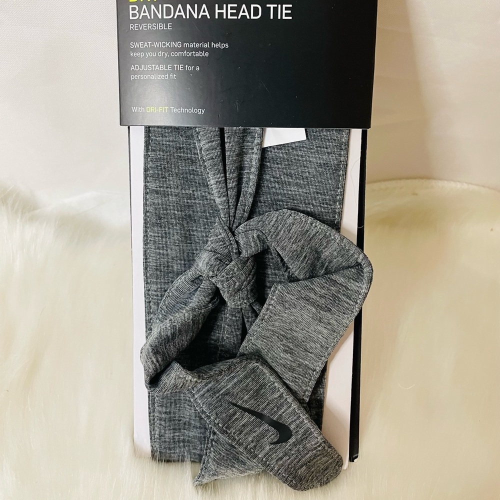 New Nike Dry Bandana Head tie gray - Picture 5 of 7